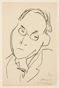 Portræt af Paul Léautaud af Henri Matisse