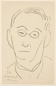 Portræt af Paul Léautaud af Henri Matisse