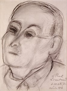 Portræt af Paul Leautaud (1872-1956) af Henri Matisse