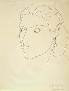 Portræt af en kvinde af Henri Matisse