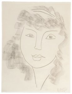 Portræt af en kvinde; Portrait de Femme af Henri Matisse