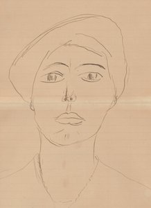 Portræt af en kvinde (Olga Meerson) af Henri Matisse