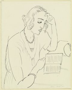 Læsende kvinde af Henri Matisse