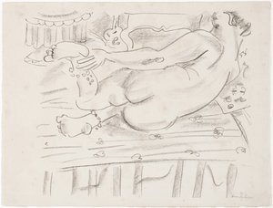Liggende nøgen af Henri Matisse