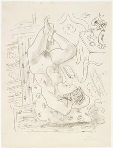 Liggende nøgen af Henri Matisse