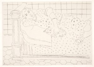 Hvile, figur med Gika af Henri Matisse