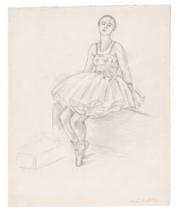 Siddende danser af Henri Matisse