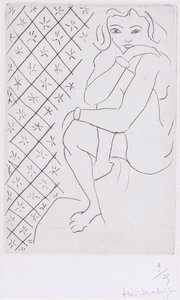 Siddende odalisque af Henri Matisse