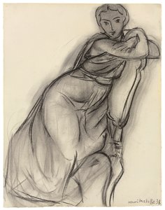 Siddende kvinde af Henri Matisse
