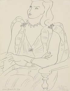 Siddende kvinde af Henri Matisse