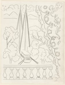 Soupir, plade fem fra Poesies de Mallarmé af Henri Matisse