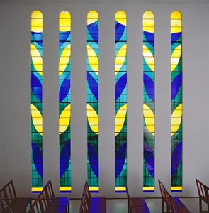 Glasmosaik i Rosenkransens kapel, Vence af Henri Matisse