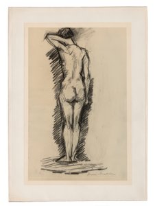 Stående kvindelig nøgen set bagfra af Henri Matisse