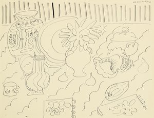 Stilleben (tema G, variation 2) af Henri Matisse