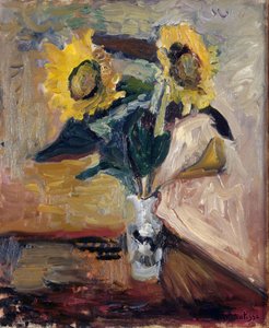Solsikker i en vase af Henri Matisse