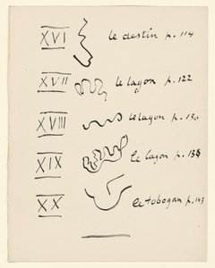 Billedtavle 4. Fra «Jazz». s. 152 af Henri Matisse