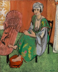 Den grønne kjole (La Robe verte) af Henri Matisse