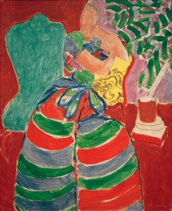 Den stribede kjole af Henri Matisse