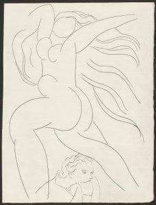 Toast, tallerken 1 fra Poesies de Mallarmé af Henri Matisse