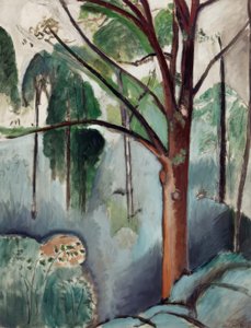 Træer ved søen i Trivaux af Henri Matisse