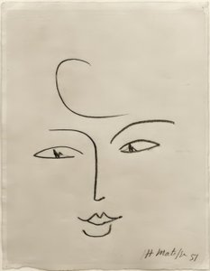 Ansigt af Henri Matisse