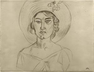 Kvinde med hat af Henri Matisse