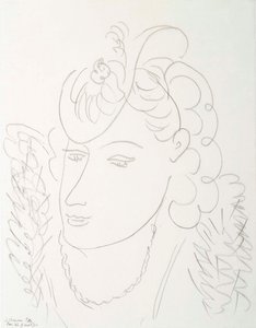 Kvinde med hat af Henri Matisse