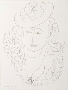 Kvinde med hat af Henri Matisse