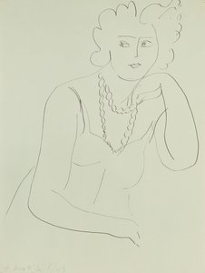 Kvinde med halskæde af Henri Matisse