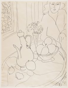 Kvinde med stilleben af Henri Matisse