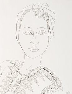 Kvinde med turban af Henri Matisse