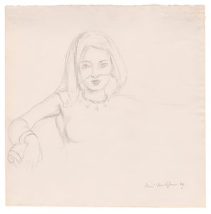 Ung kvinde med slør af Henri Matisse