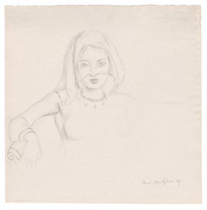 Ung kvinde med slør af Henri Matisse