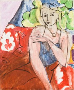 Ung pige siddende (La Biche) af Henri Matisse