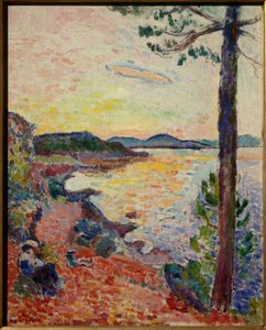 le gouter golfe de saint tropez 1904 (olie på lærred)