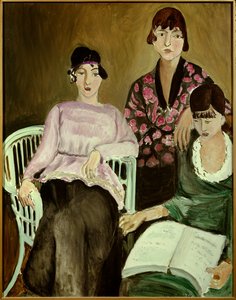 De tre søstre 1917 (olie på lærred)