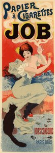 Reklameplakat for silkepapir Job, ca. 1900 af Henri Meunier
