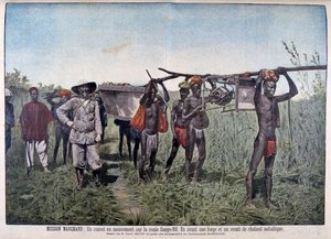 En konvoj på Marchand-missionen i 1898, 1899 af Henri Meyer