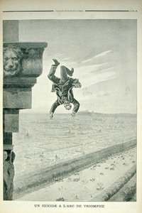 A Suicide at the Arc de Triomphe, fra Le Petit Journal, 8. maj 1898 af Henri Meyer