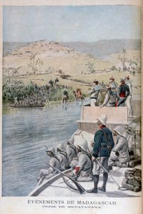 Begivenheder i Madagaskar: Capture of Mevatanana, 1895 af Henri Meyer