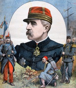 General Jacques Duchesne, chef for den franske ekspeditionsstyrke til Madagaskar, 1894 af Henri Meyer
