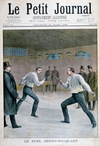 Henry-Picquart duel, 1898 af Henri Meyer