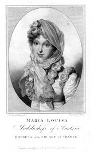 Maria Louisa, ærkehertuginde af Østrig, 1813. af Henri Meyer