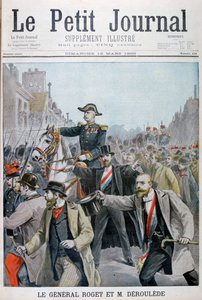 Paul Déroulède griber General Rogets hovedtøj, Paris, 1899 af Henri Meyer