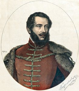 Portræt af Lajos Kossuth af Henri Meyer