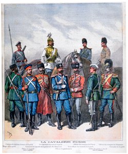 Russisk kavaleri, 1892 af Henri Meyer