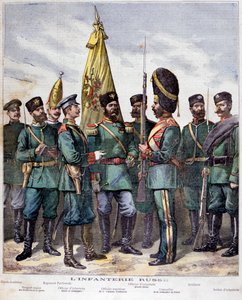 Russisk infanteri, 1892 af Henri Meyer