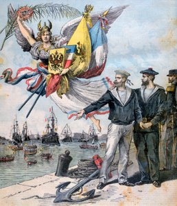 Den fransk-russiske entente, 1893 af Henri Meyer
