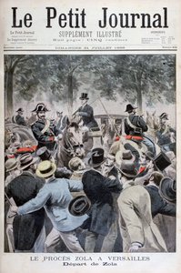 Émile Zolas afgang fra Versailles, 1898 af Henri Meyer