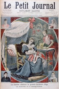 Tsarinaen, der plejer storhertuginden Olga af Rusland, 1895 af Henri Meyer